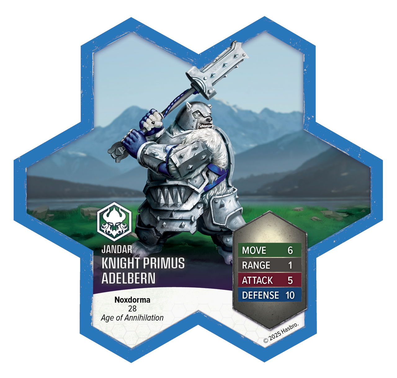 Heroscape: Army Expansion - Knight Primus Adelbern and Ordo Borealis