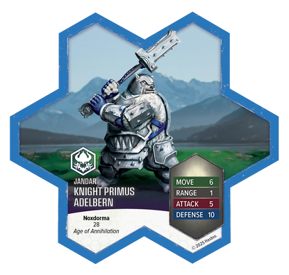 Heroscape: Army Expansion - Knight Primus Adelbern and Ordo Borealis