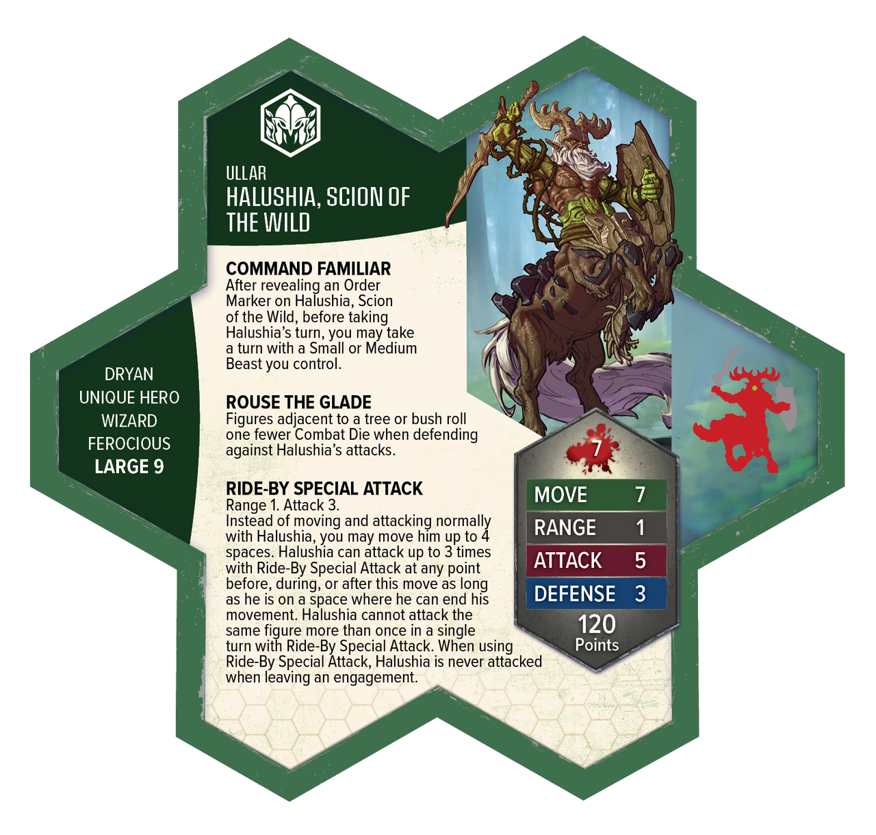 Heroscape: Army Expansion - Sonlen and Halushia, Scion of the Wild