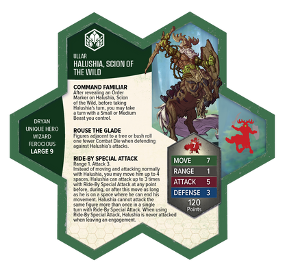 Heroscape: Army Expansion - Sonlen and Halushia, Scion of the Wild