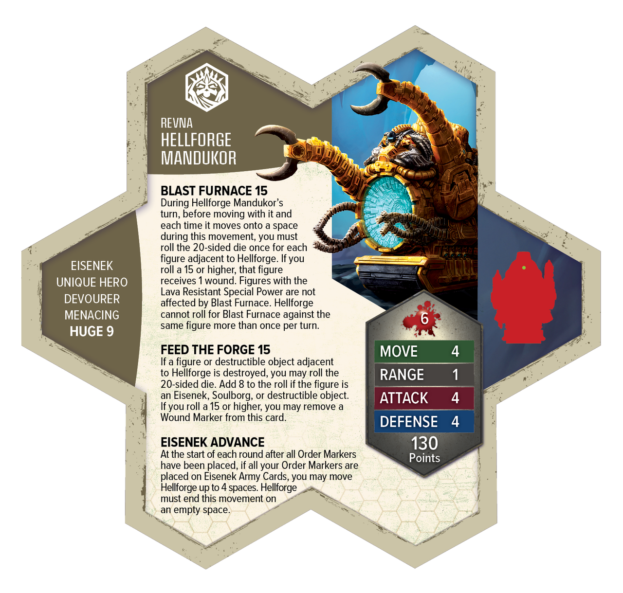 Heroscape: Army Expansion - Hellforge Mandukor