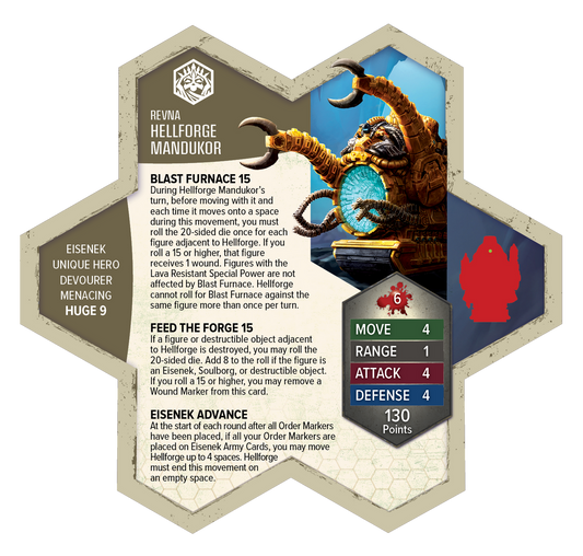 Heroscape: Army Expansion - Hellforge Mandukor