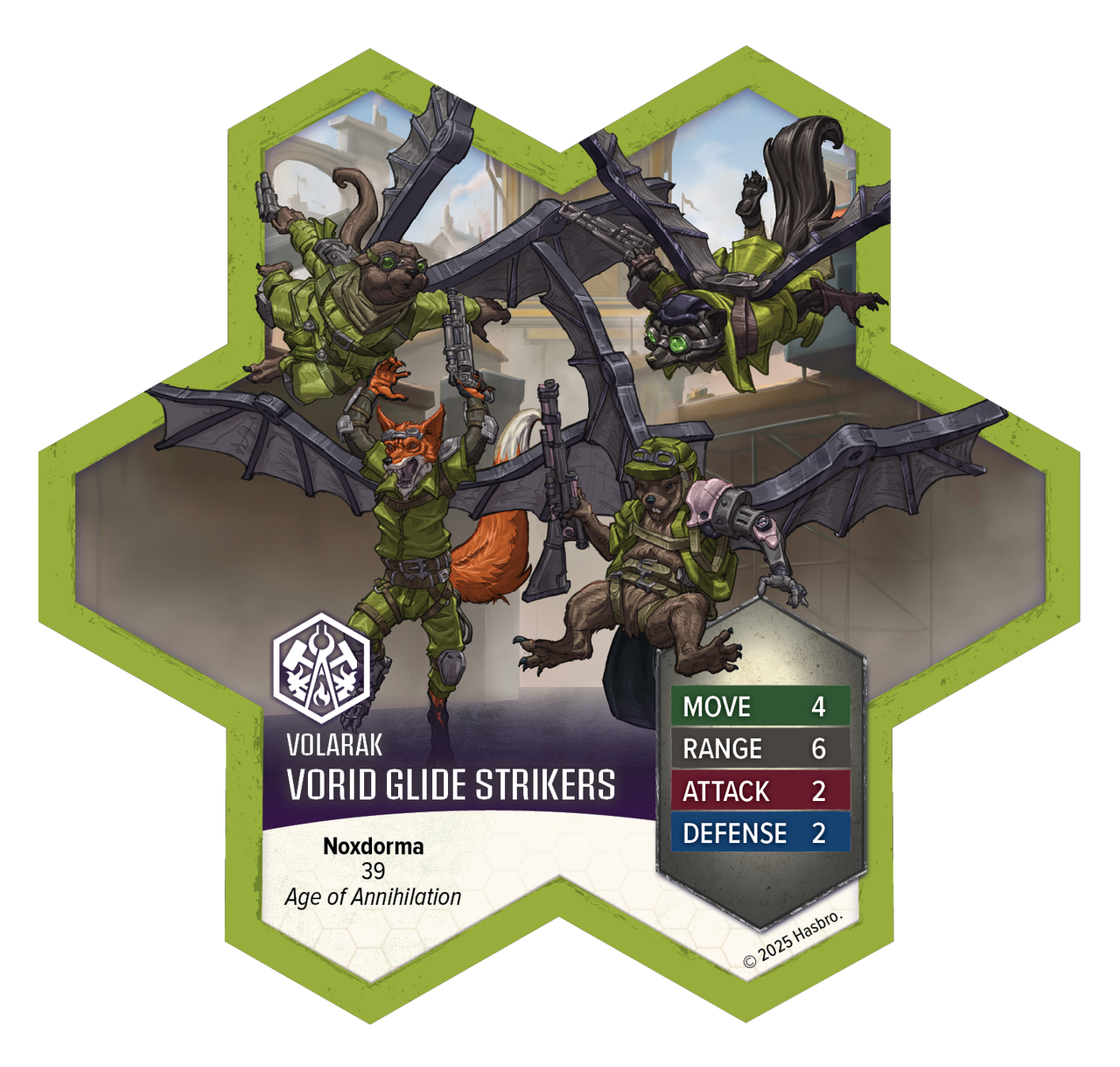 Heroscape: Rising Tide - Wing Commander Tuck Harrigan and Vorid Glidestriker Army Expansion