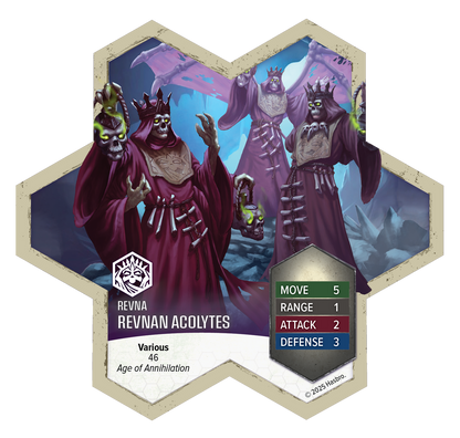 Heroscape: Revnan Acolytes and Grave Grim Army Expansion