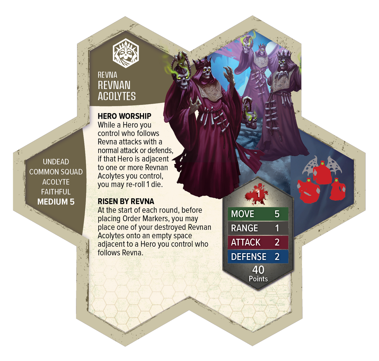 Heroscape: Revnan Acolytes and Grave Grim Army Expansion