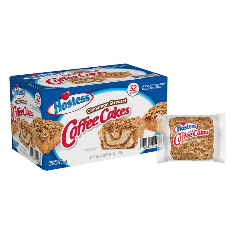 Snacks - Hostess, Cinnamon Streusel Coffee Cake
