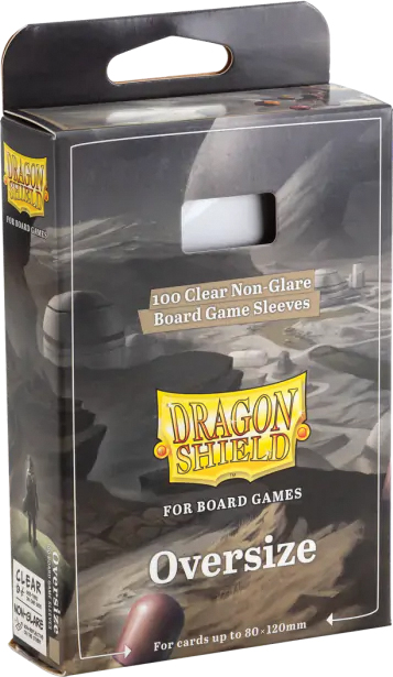 Dragon Shields: (100) Oversize Board Game Sleeves (80mm x 120mm)