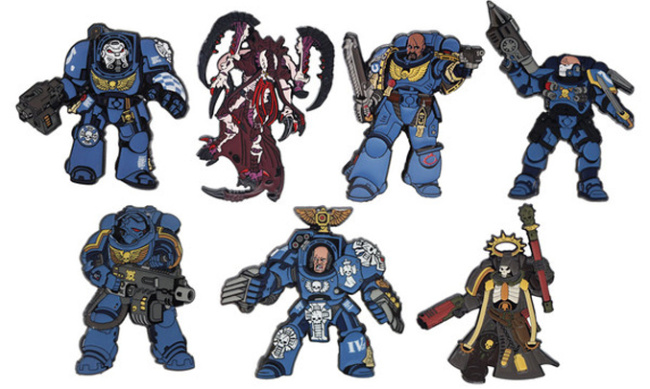 Mystery Loot: 40k: Ultramarines vs Tyranids Enamel Pins