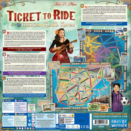 Ticket to Ride - Iberia + South Korea
