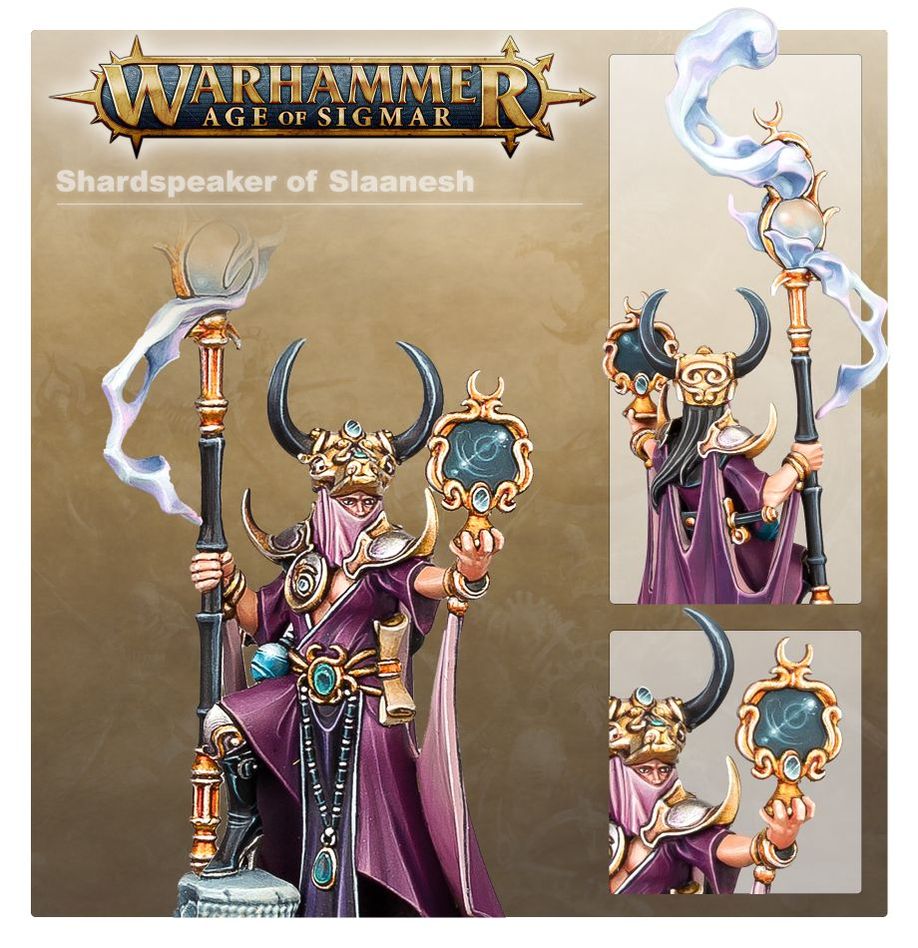 AOS - Hedonites of Slaanesh, Shardspeaker of Slaanesh