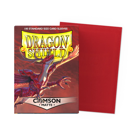 Dragon Shield: Deck Protector and Sleeves Crimson Matte
