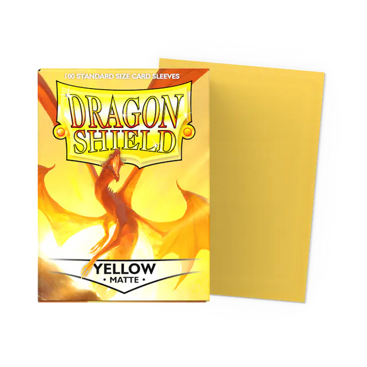 Dragon Shield: Deck Protector and Sleeves Yellow Matte
