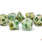 Chessex - Marble Green/Dark Green Mega-hedral 7-Die Set