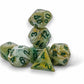 Chessex - Marble Green/Dark Green Mega-hedral 7-Die Set