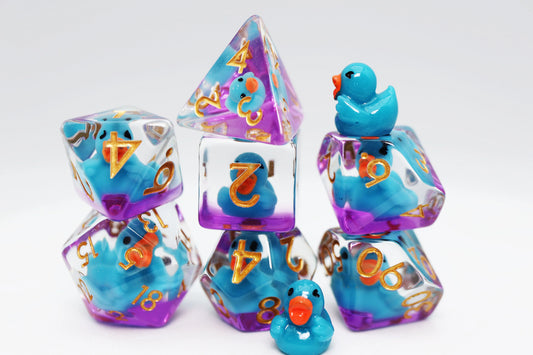 Foam Brain - Duck on the Pond RPG DICE SET