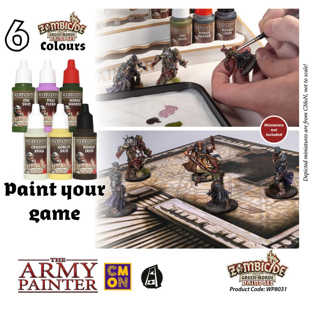 Zombicide Green Horde Paint Set