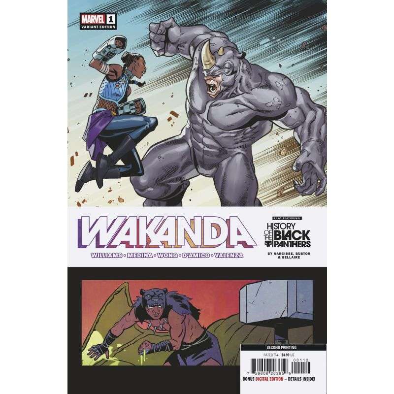 Wakanda #1 (Of 5) 2ND Printing Medina Variant