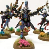 Huge Miniatures Tufts & Flowers - Teal Flowers