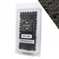 Huge Miniatures Tufts & Flowers - Black Flowers