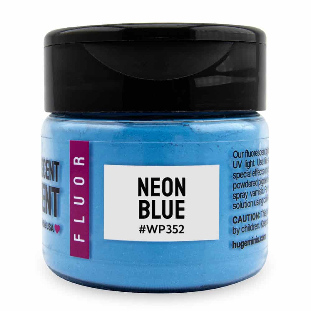 Huge Miniatures - Weathering Powder, Fluorescent Neon Blue