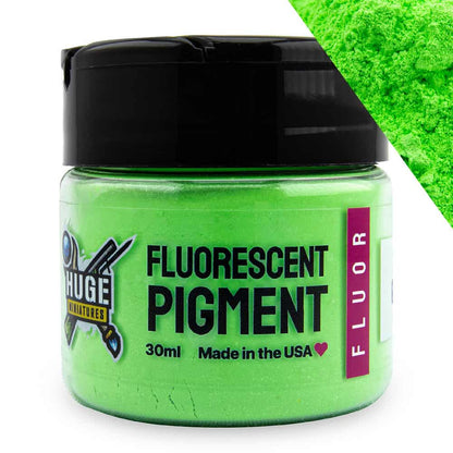 Huge Miniatures - Weathering Powder, Fluorescent Neon Green