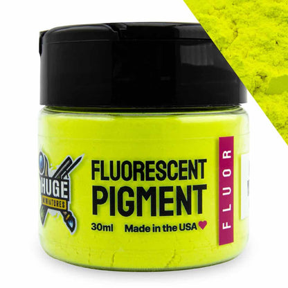 Huge Miniatures - Weathering Powder, Fluorescent Neon Yellow