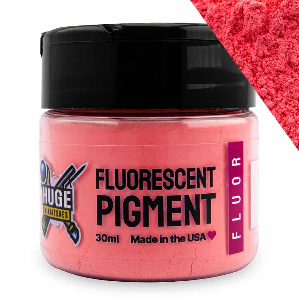 Huge Miniatures - Weathering Powder, Fluorescent Neon Red