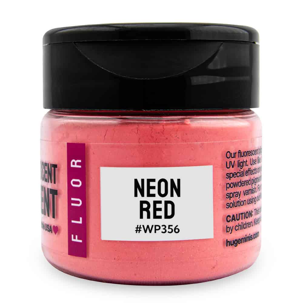 Huge Miniatures - Weathering Powder, Fluorescent Neon Red