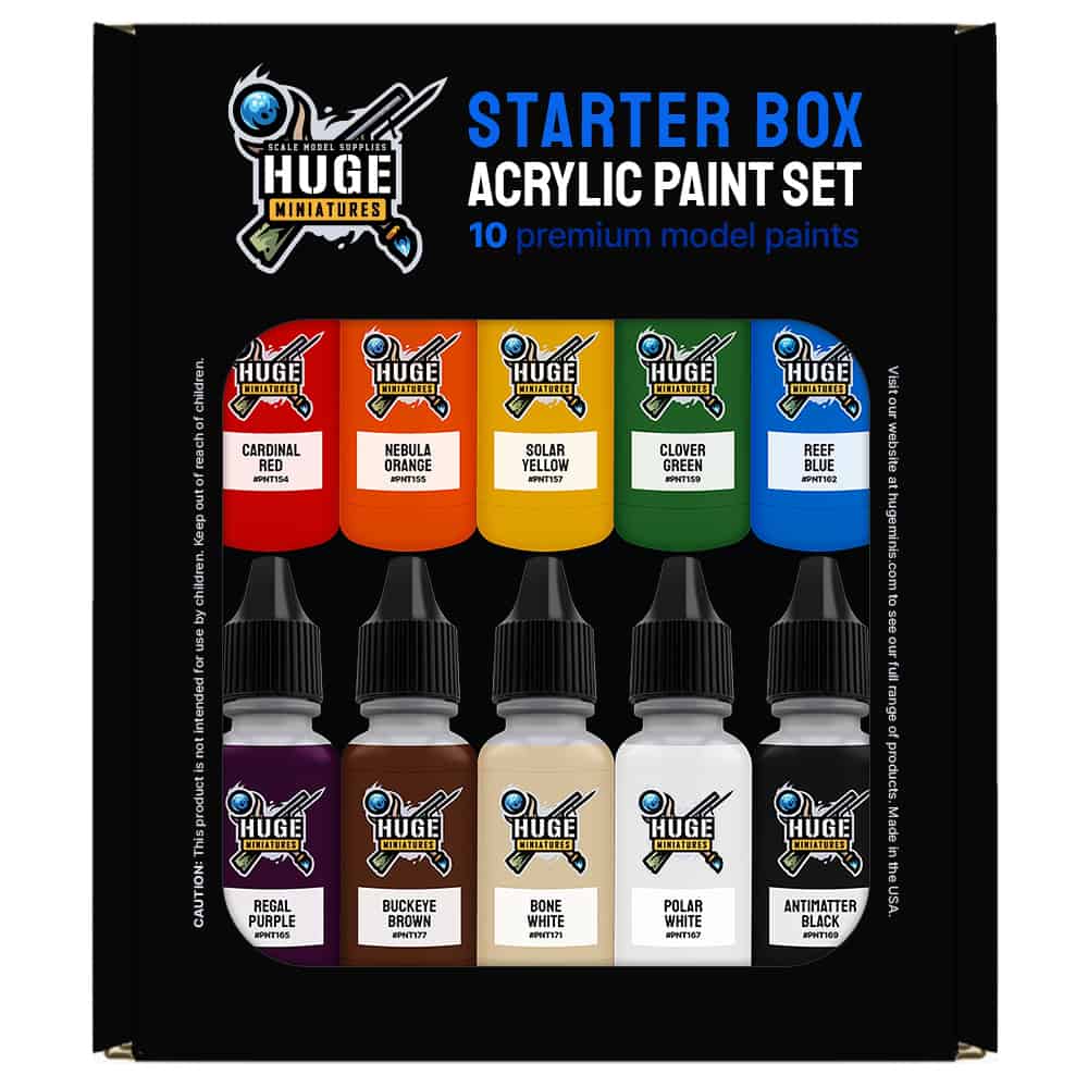 Huge Miniatures - Starter Acrylic Paint Set