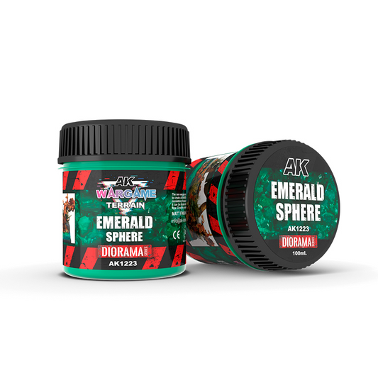 AK Interactive Wargame Battle Ground Terrains Emerald Sphere - 100ml