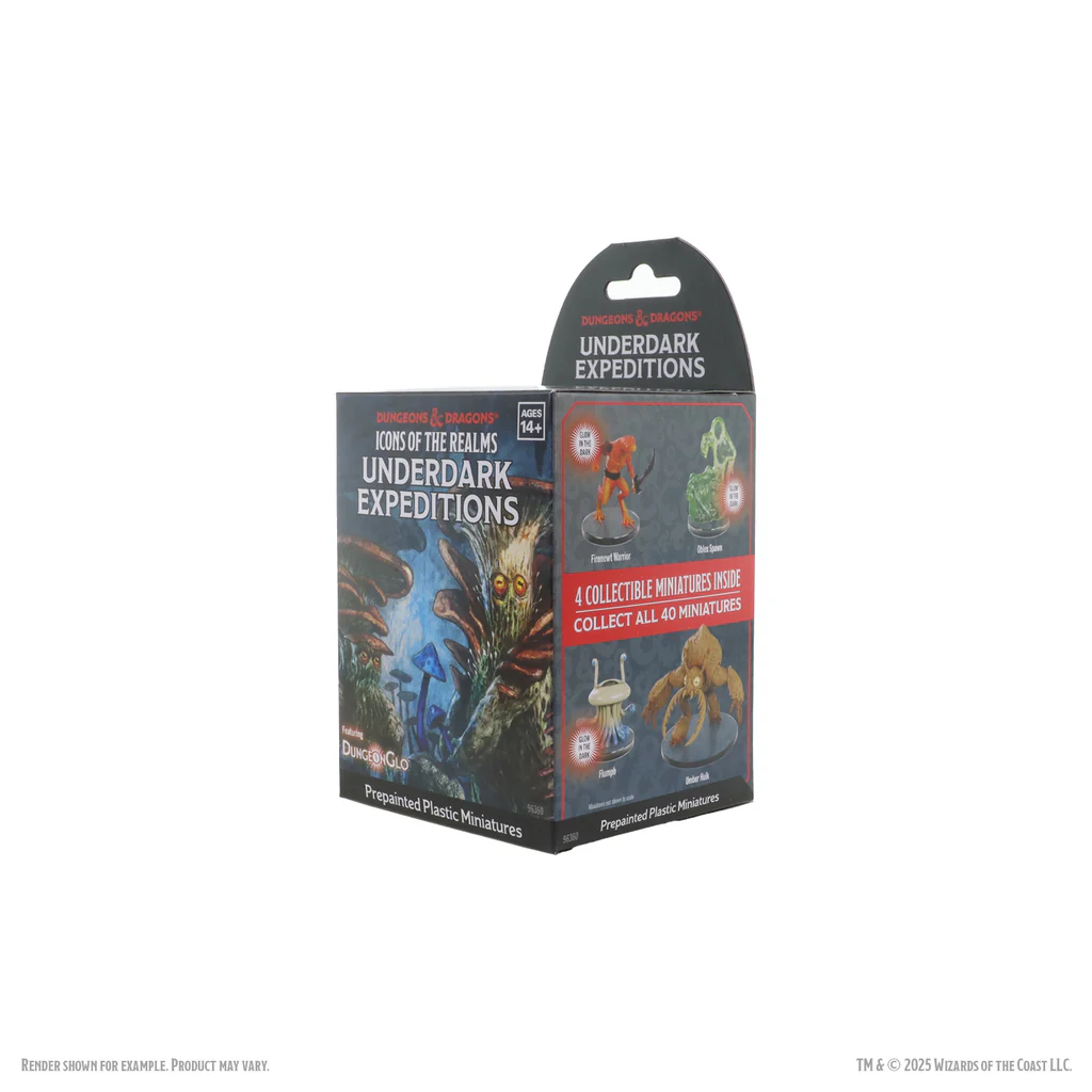 D&D Icons of the Realms Miniatures: Underdark Expeditions- Booster Pack