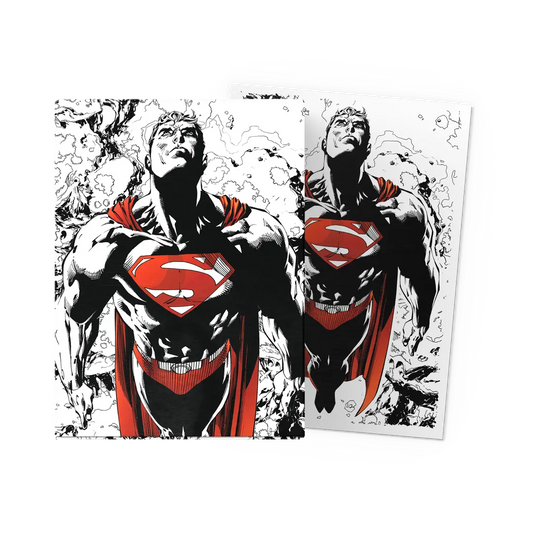 Dragon Shield - Superman Core (Red/White Variant) Matte Dual Sleeves (100)