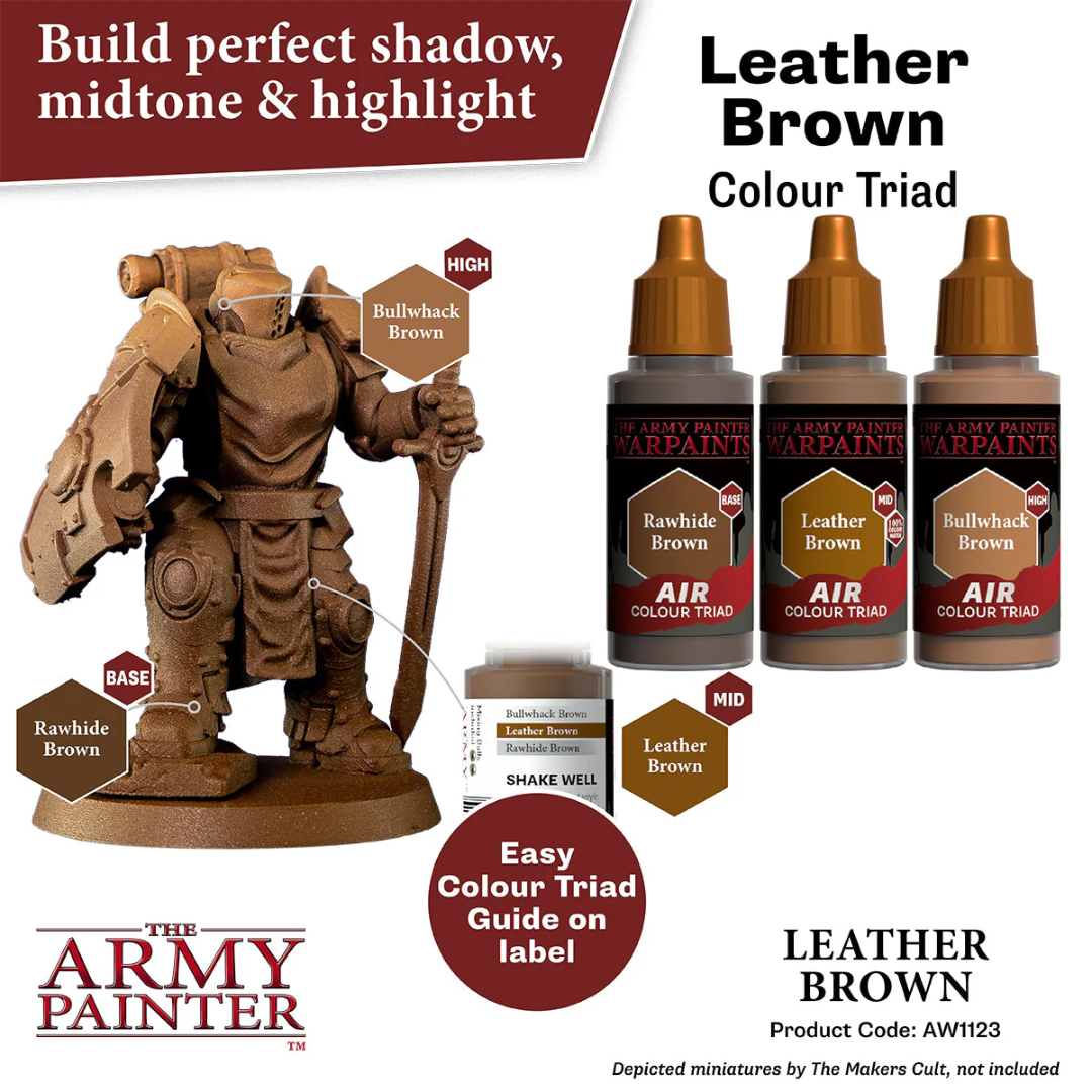 The Army Painter - Air Colour Triad Leather Brown