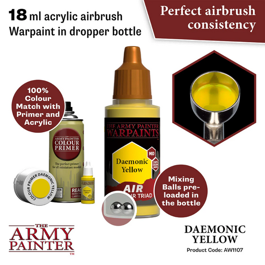The Army Painter - Air Colour Triad Daemonic Yellow
