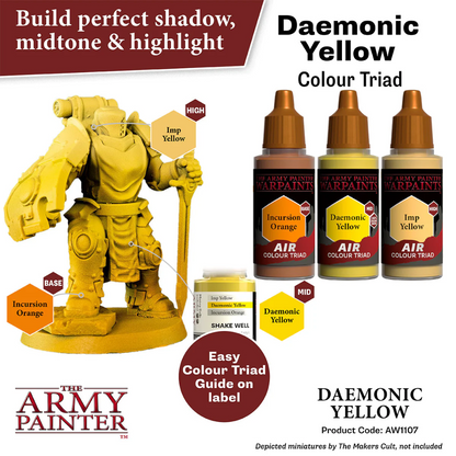 The Army Painter - Air Colour Triad Daemonic Yellow