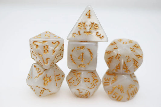 Foam Brain - Resin RPG Dice Set: Drake’s Flight Spirit