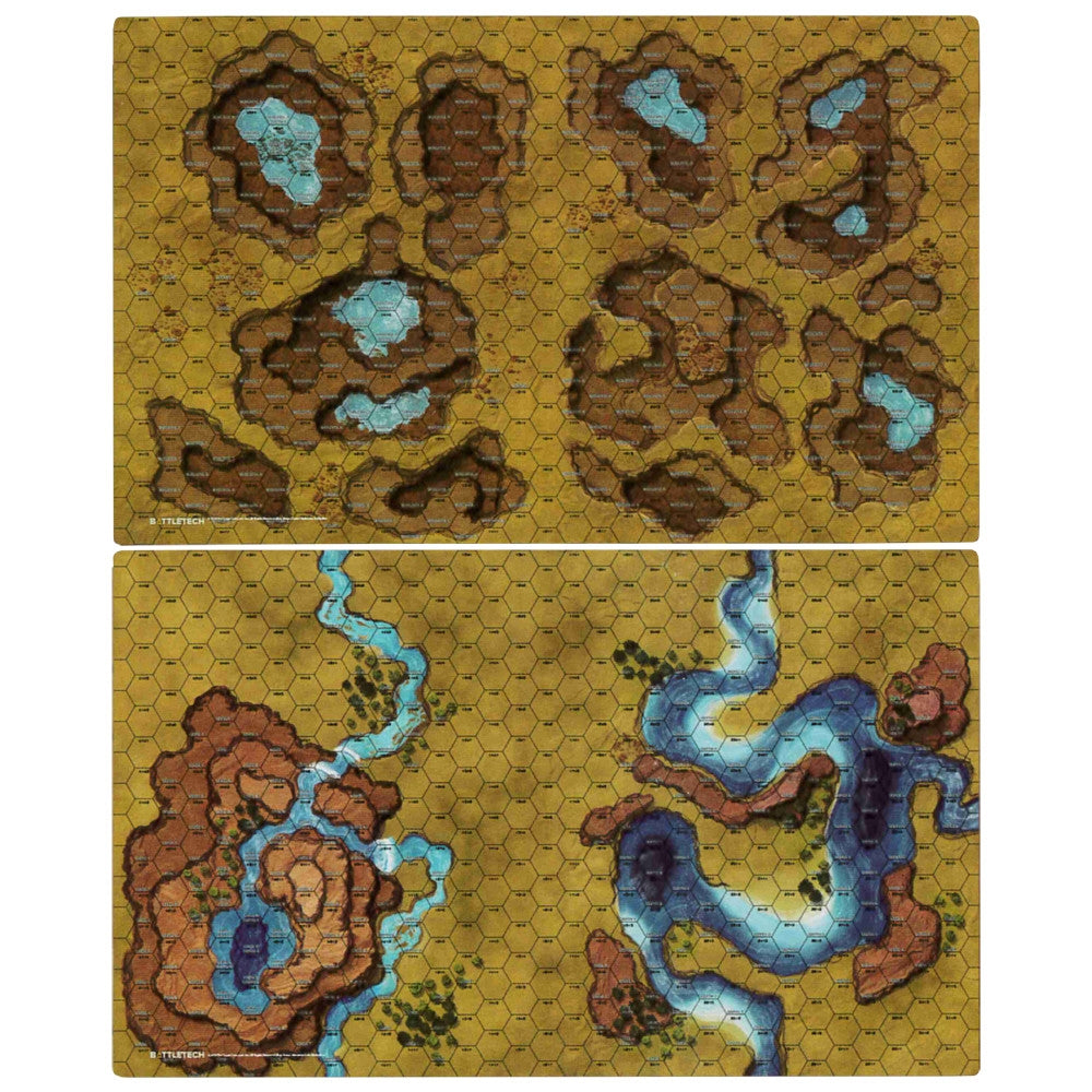 BattleTech - BattleMat, Savannah: Sinkholes