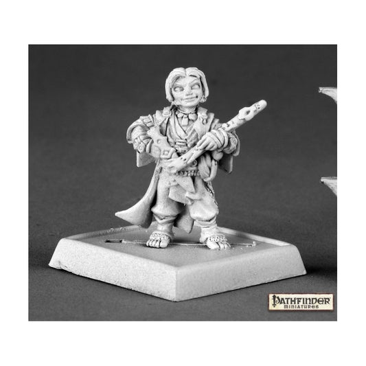 Reaper Pathfinder Miniatures: Lem, Iconic Halfling Bard