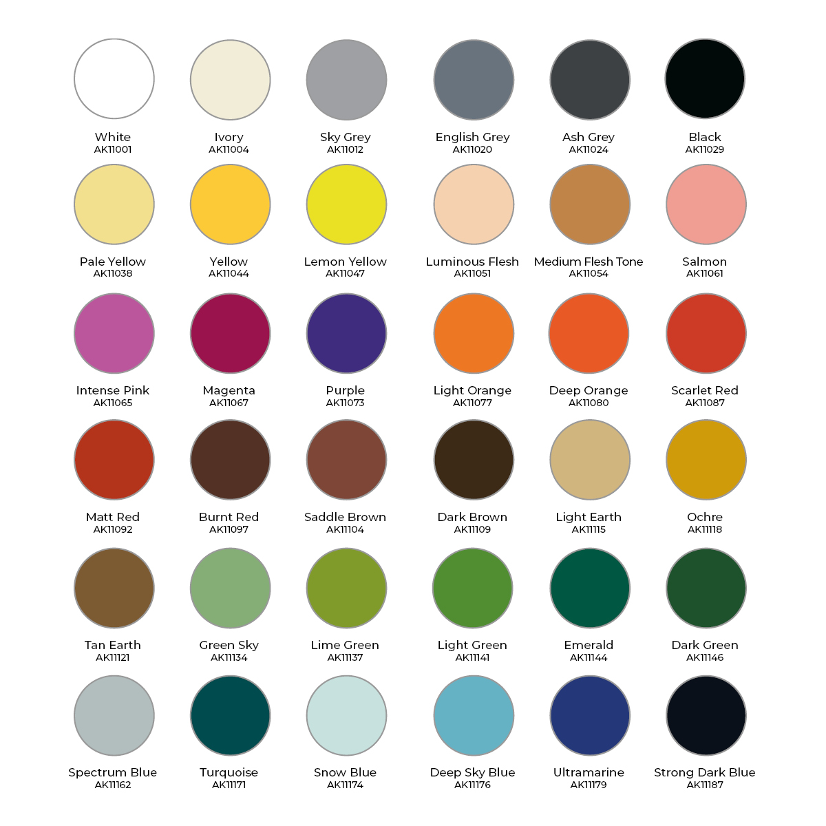 AK Interactive - 3GEN: WarGame Paint it all Box x36