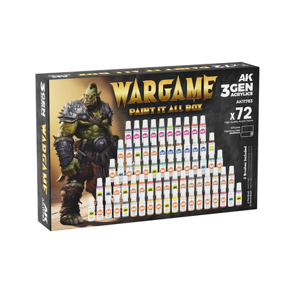 AK Interactive - 3GEN: WarGame Paint it all Box x72