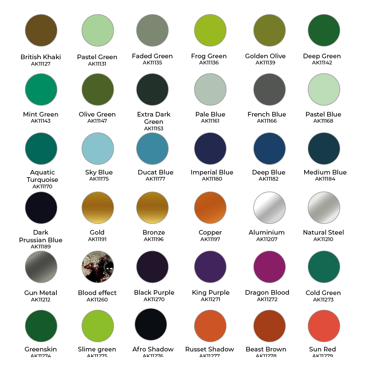 AK Interactive - 3GEN: WarGame Paint it all Box x72