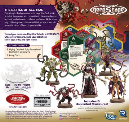 Heroscape: Embers of War: Heroes of Arboreas