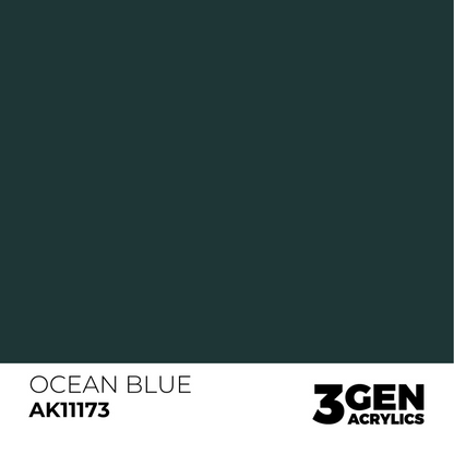 AK Interactive 3G Acrylic Paint: Ocean Blue - Standard