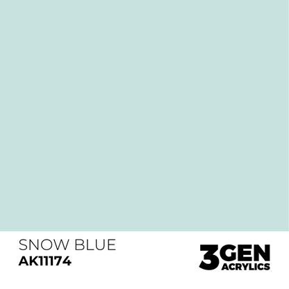 AK Interactive 3G Acrylic Paint: Snow Blue - Standard