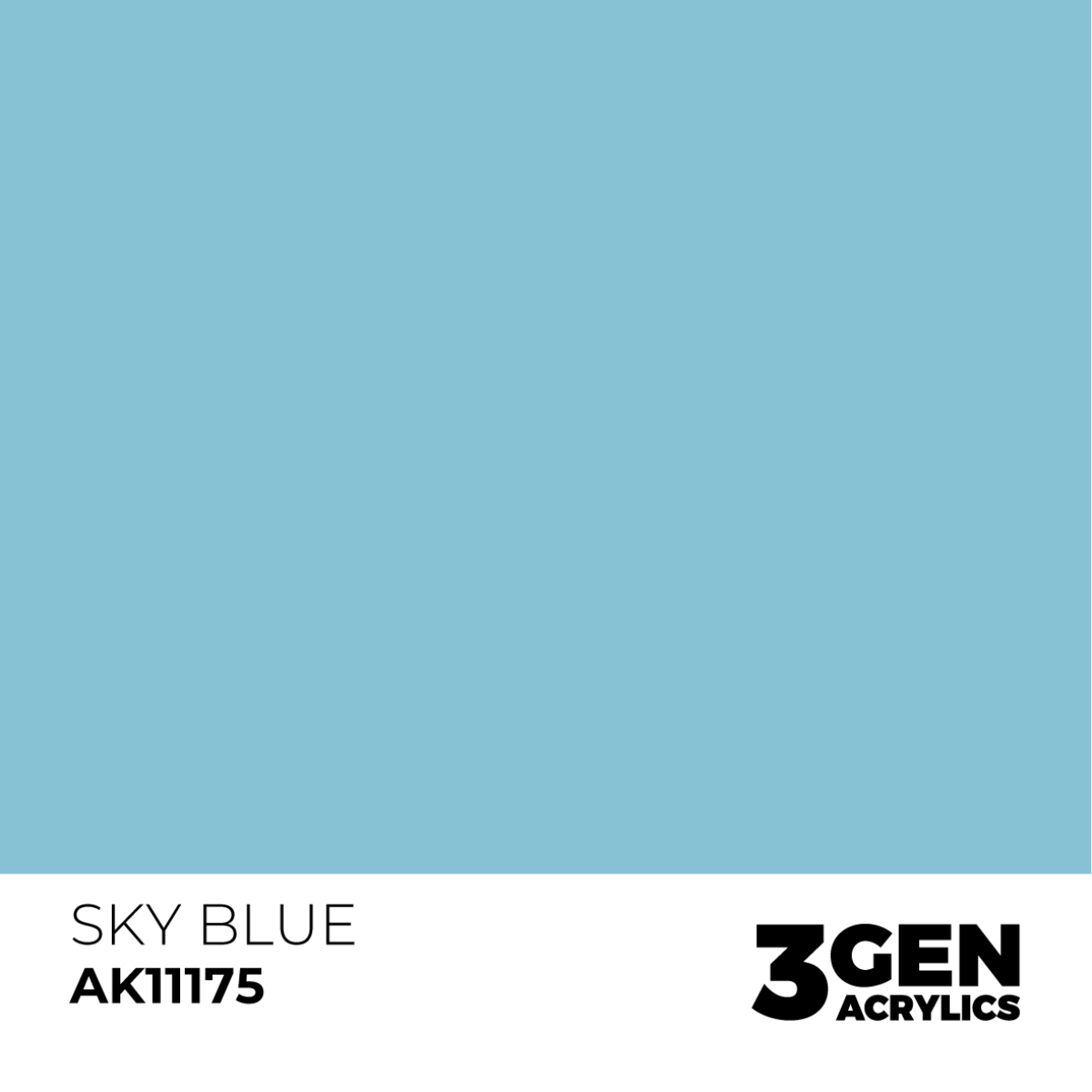 AK Interactive 3G Acrylic Paint: Sky Blue - Standard