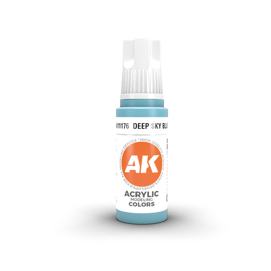AK Interactive 3G Acrylic Paint: Deep Sky Blue - Standard
