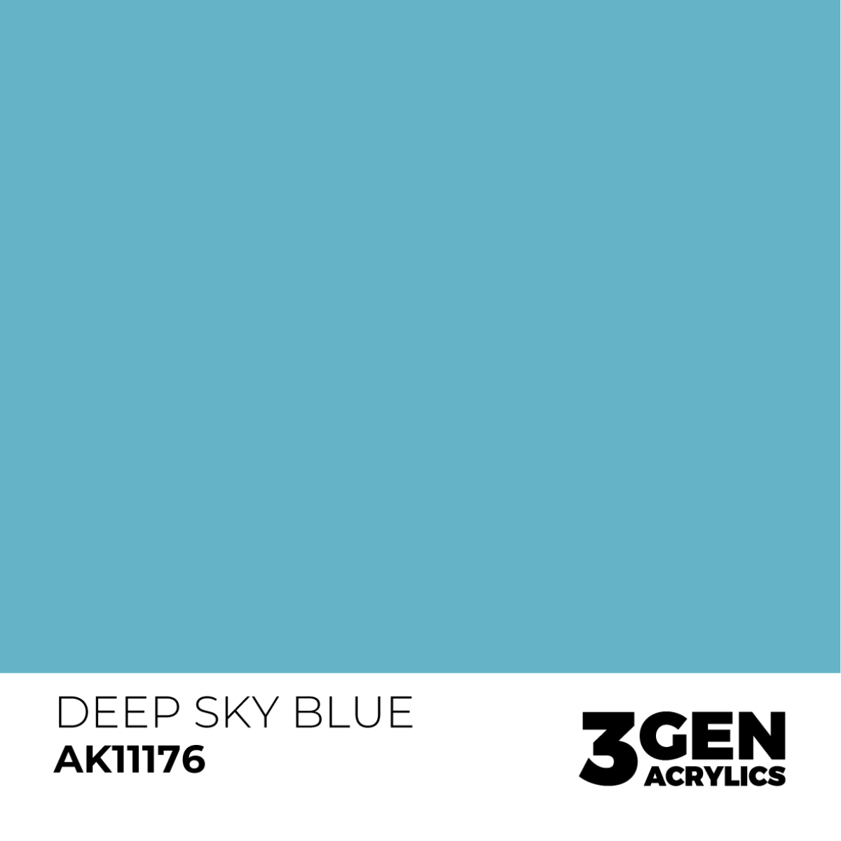 AK Interactive 3G Acrylic Paint: Deep Sky Blue - Standard