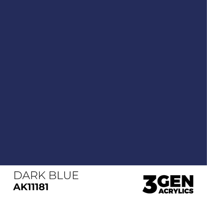 AK Interactive 3G Acrylic Paint: Dark Blue - Standard
