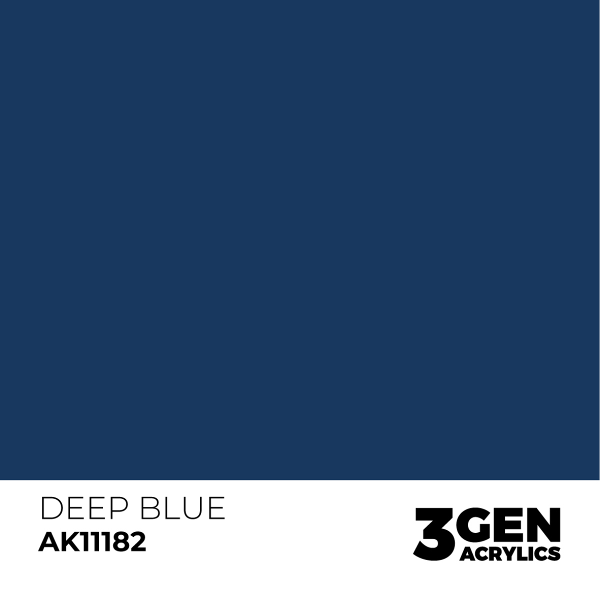 AK Interactive 3G Acrylic Paint: Deep Blue - Intense