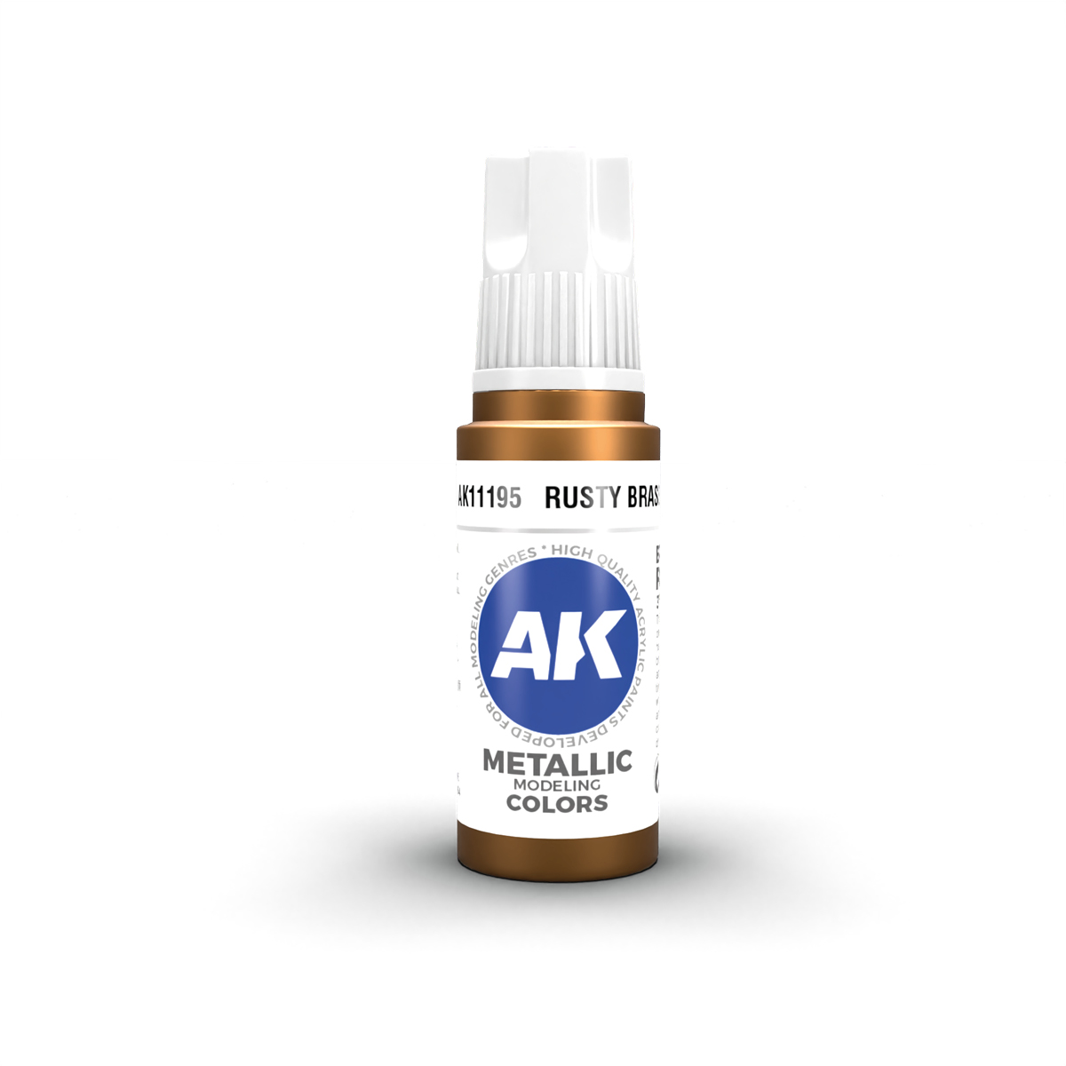 AK Interactive 3G Acrylic Paint: Rusty Brass - Metallic